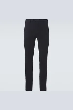 CANALI Pantalones chinos de sarga de algodón