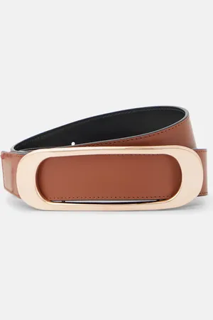 GABRIELA HEARST Cinturón reversible Timon Medium de piel