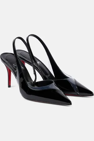 Christian Louboutin Salones Posticha 80 de PVC y piel