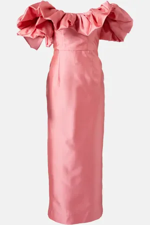 ALÉMAIS Alémais Vestido de fiesta con volantes