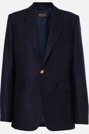 Loro Piana Chaqueta Hellen de franela de lana y cachemir