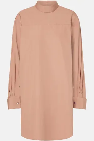 DRIES VAN NOTEN Blusa de cuello alto de algodón