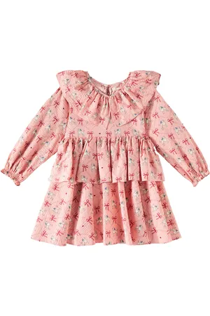 Konges Sløjd Konges Sløjd Vestido Lunella de algodón estampado