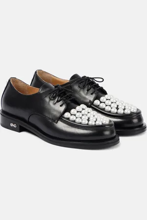 Mach & Mach Mocasines Sirene de piel adornada