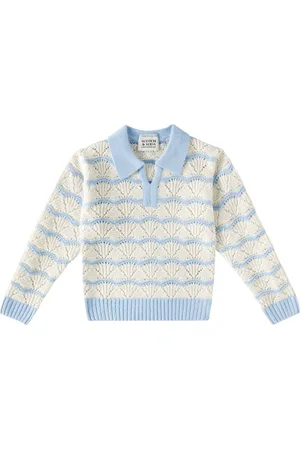 Scotch&Soda Polo con pointelle a rayas