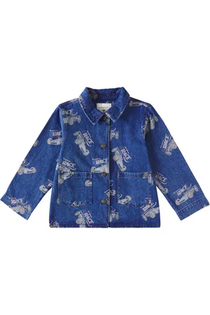 Konges Sløjd Konges Sløjd Chaqueta Magot de denim estampada