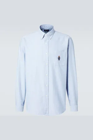 Ralph Lauren Camisa Polo Bear de algodón bordada