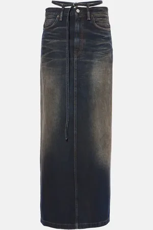 Acne Studios Falda larga Talia de denim