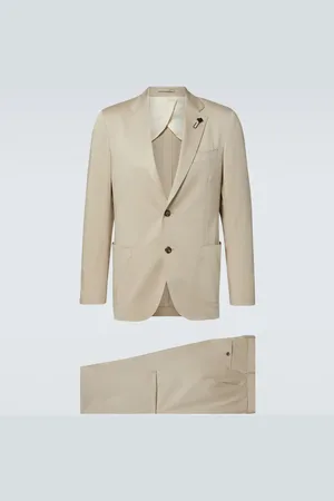 LARDINI Traje de mezcla de algodón
