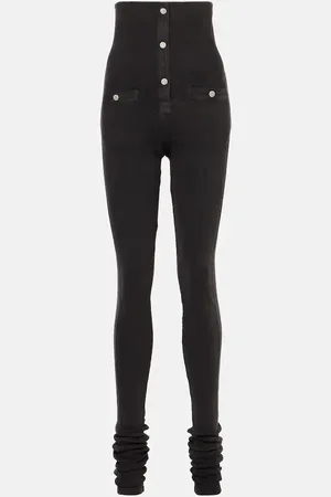 The Attico Leggings de mezcla de algodón