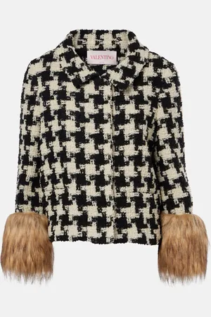 VALENTINO Chaqueta Macro Pied De Poule de tweed