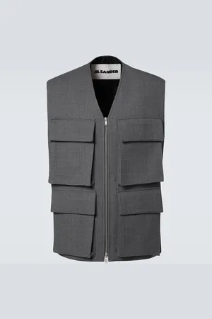 Jil Sander Chaleco de lana virgen