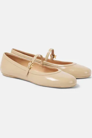 Gianvito Rossi Bailarinas Mary Jane Carla de charol