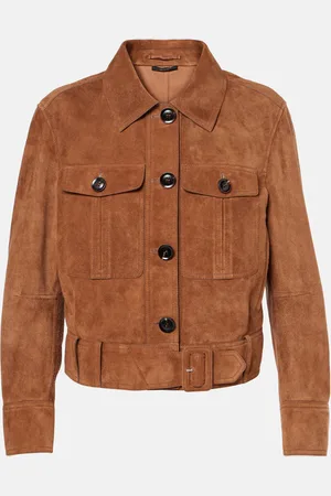 Tom Ford Chaqueta cropped de ante