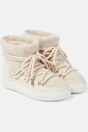 INUIKII Botines de fieltro con piel