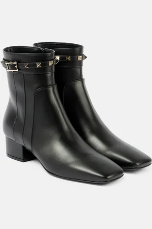 VALENTINO GARAVANI Botines Rockstud 40 de piel