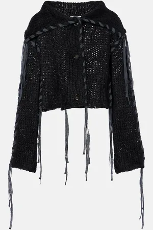 Acne Studios Cárdigan de punto calado