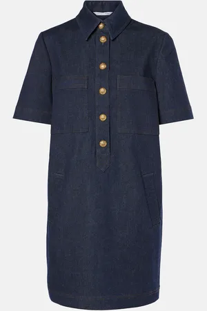 VERONICA BEARD Vestido corto Koulis de denim
