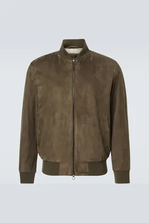 Loro Piana Chaqueta bomber de ante