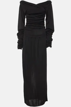 Khaite Vestido largo drapeado Fable