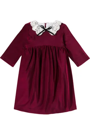 La Coqueta Vestido Antonella de terciopelo de algodón