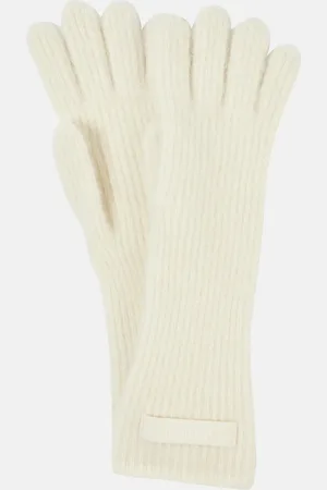 Jacquemus Guantes de mezcla de alpaca