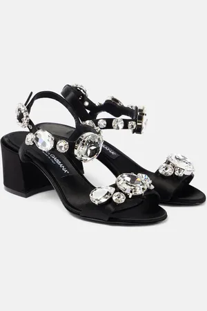 Dolce & Gabbana Sandalias Keira 60 de satén con cristales