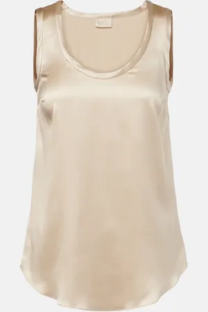 Brunello Cucinelli Blusa de mezcla de seda