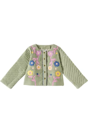Louise Misha Chaqueta Amalina de algodón bordada