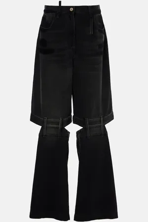The Attico Jeans anchos con aberturas