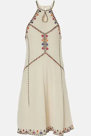 Isabel Marant Vestido corto Sammy de mezcla de algodón