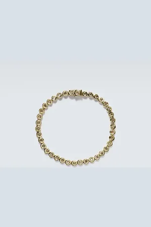 Octavia Elizabeth Pulsera tenis Blossom de oro de 18 ct con diamantes
