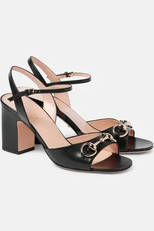 Gucci Sandalias Horsebit de piel