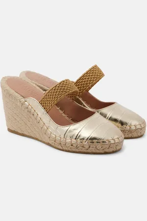 MALONE SOULIERS Alpargatas con cuña Siena 70 de piel