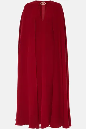 VALENTINO Vestido de fiesta de Cady Couture con capa