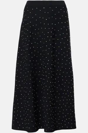 Altuzarra Falda midi Scaramouche adornada