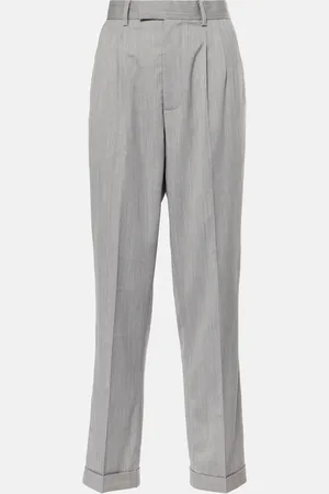 JACQUES WEI Pantalones rectos de lana