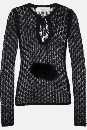 BLUMARINE Top calado de punto