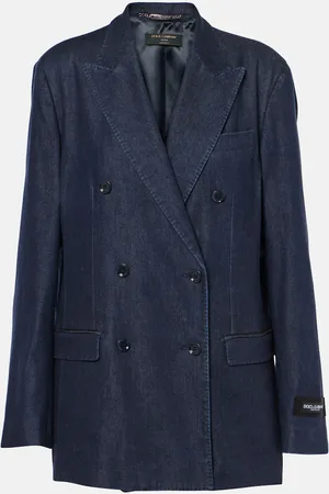 Dolce & Gabbana Blazer cruzado de denim