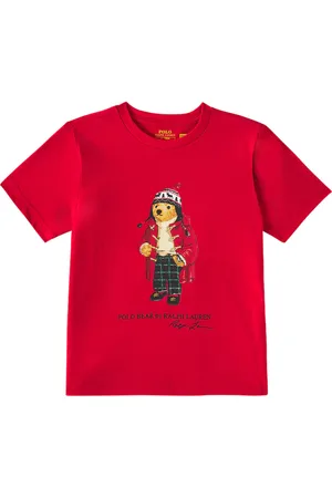 Ralph Lauren Camiseta Polo Bear de jersey de algodón