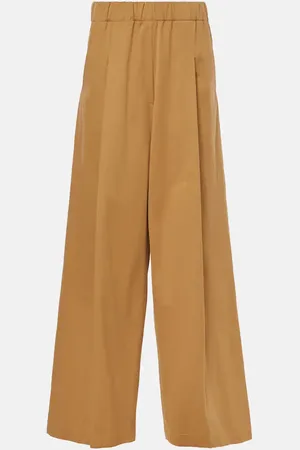 DRIES VAN NOTEN Pantalones anchos de algodón