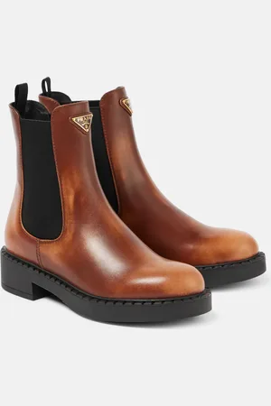 Prada Botas Chelsea de piel