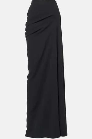 DRIES VAN NOTEN Falda larga drapeada