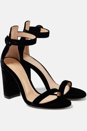 Gianvito Rossi Sandalias Gaeta 95 de terciopelo