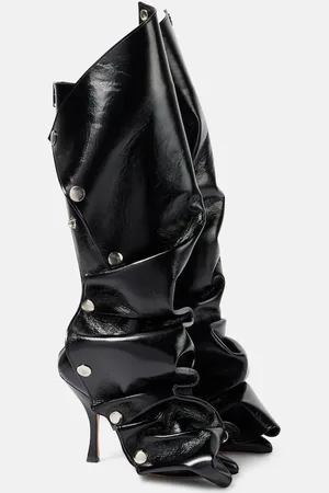Y / PROJECT Botas altas Snap 100 de piel