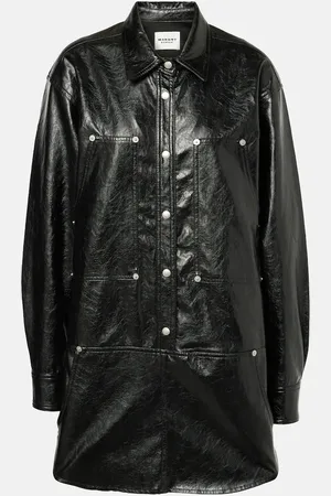 Marant Etoile Vestido corto Ayali de piel sintética