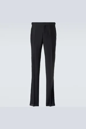 Rubinacci Pantalones de esmoquin Modluca de lana
