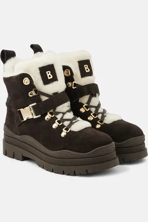 Bogner Botines Arosa de ante con borrego