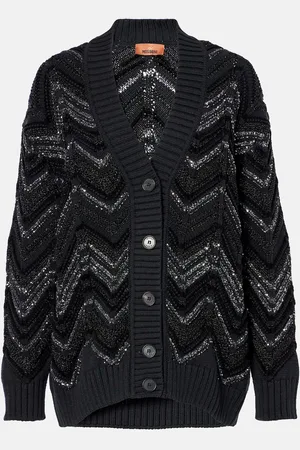 Missoni Cárdigan en zigzag con lentejuelas