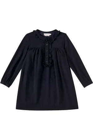 BONPOINT Vestido Gea de crepé con volantes